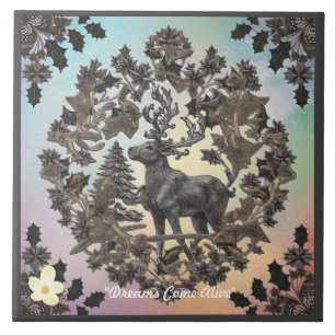 "Fantasy World" Ceramic Tile