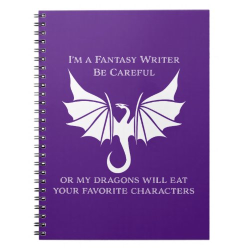 Fantasy Writer Spiral Notebook