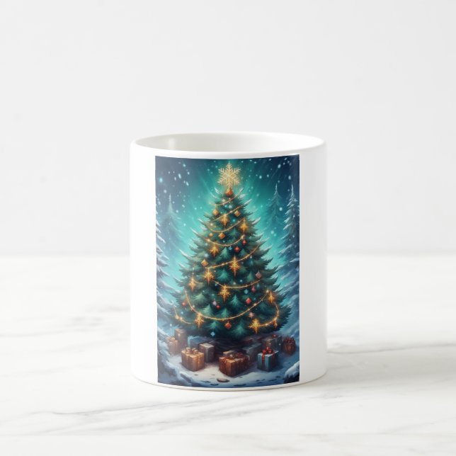 Fantasy Xmas Tree Coffee Mug (Center)