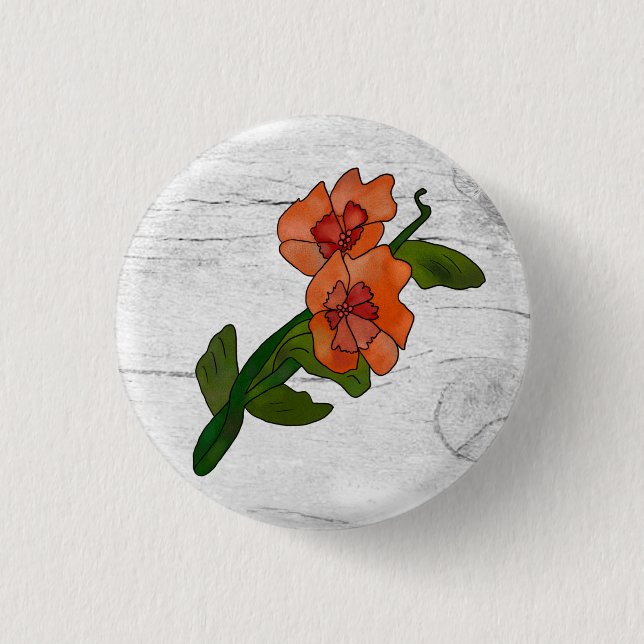 Fantasyblume  button (Front)