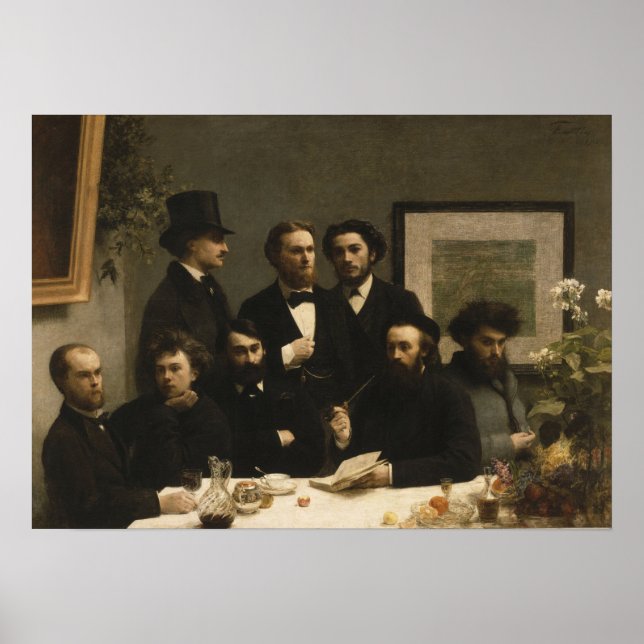 Fantin-Latour - By The Table Poster (Front)