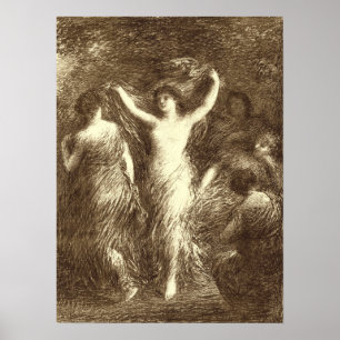 Fantin-Latour - Dances Poster