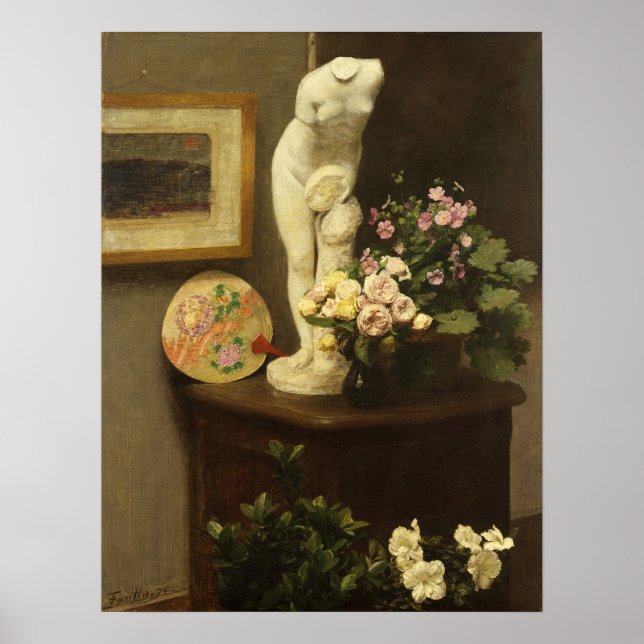 Fantin-Latour - Flowers And Miscellaneous Objects Poster (Front)