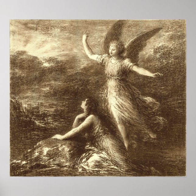 Fantin-Latour - Paradise And La Peri Poster (Front)