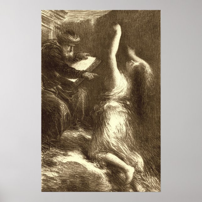 Fantin-Latour - Parsifal Act II Evocation Kundry Poster (Front)