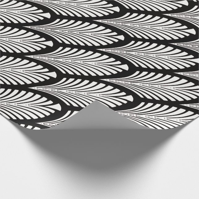 Fantusi Black and White - Your Color Wrapping Paper (Corner)