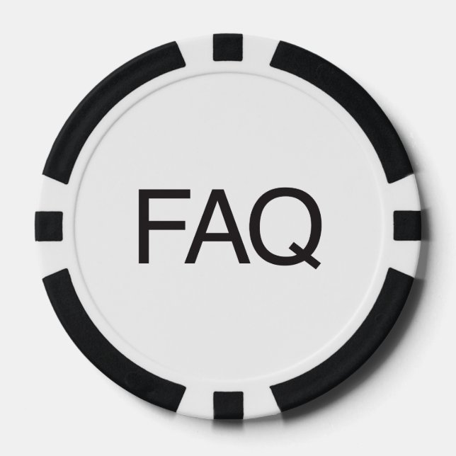 FAQ POKER CHIPS (Front)