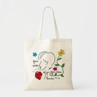 Far Above Rubies Canvas Bag