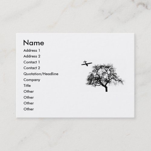 far and away business card templates