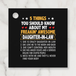 Far And Mother In Law From Daughter In Law Favor Tags