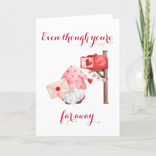 Far Away Valentines Day Card