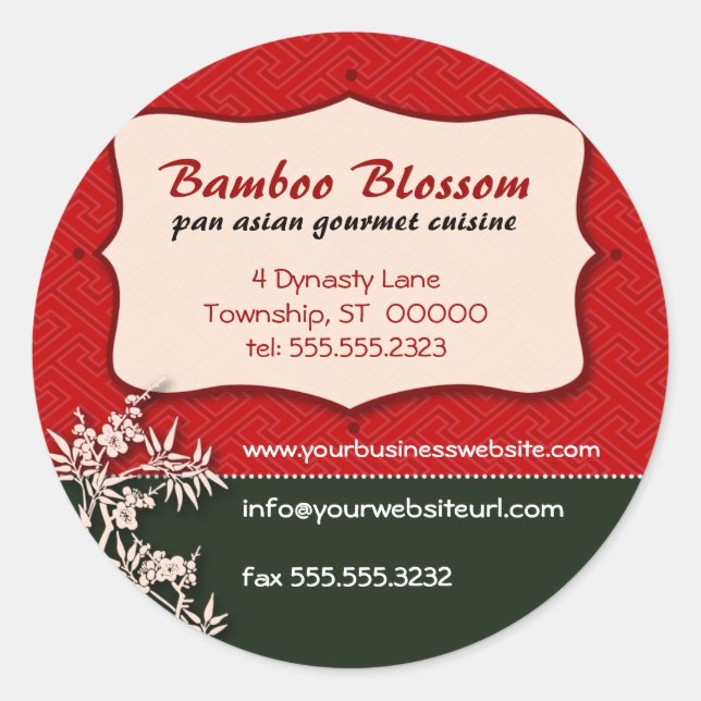 Far East Blossom Promotional Sticker (Front)