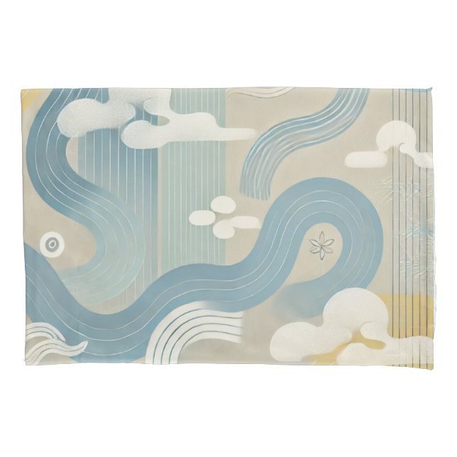 Far Eastern Duvet Design Pillow Case (Front)