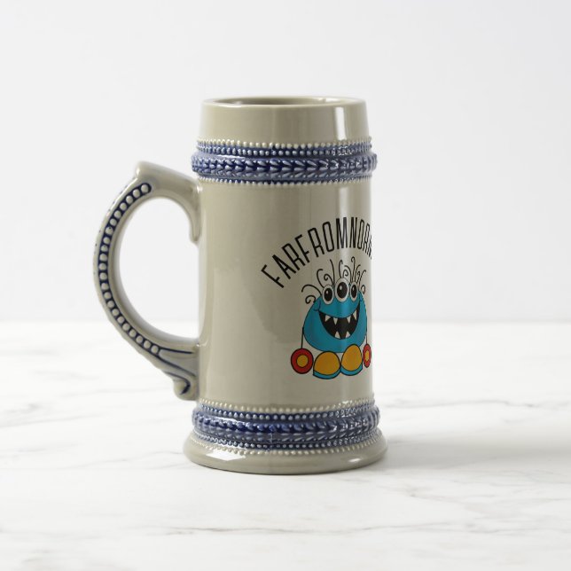 FAR FROM NORMAL THREE-EYED MONSTER MUG (Left)