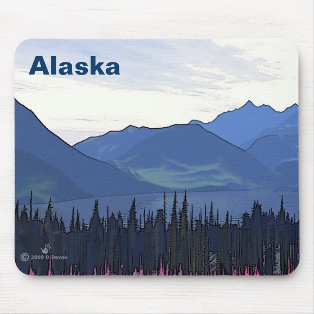 Far North Summer Mouse Pad (Front)