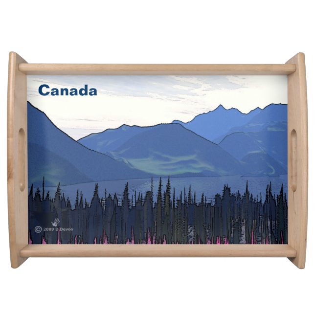 Far North Summer Serving Tray (Front)
