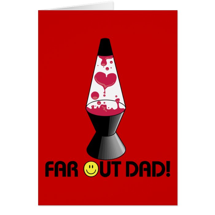 Far Out Dad Greeting Card