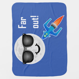 Far Out Design - Baby Blanket
