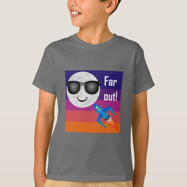 Far Out Design - Kids' Basic T-Shirt (Front)