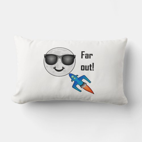 Far Out Design _ Lumbar Pillow 13 x 21