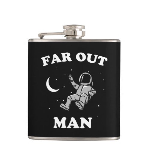Far Out Man Flask