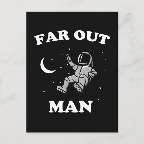 Far Out Man Postcard