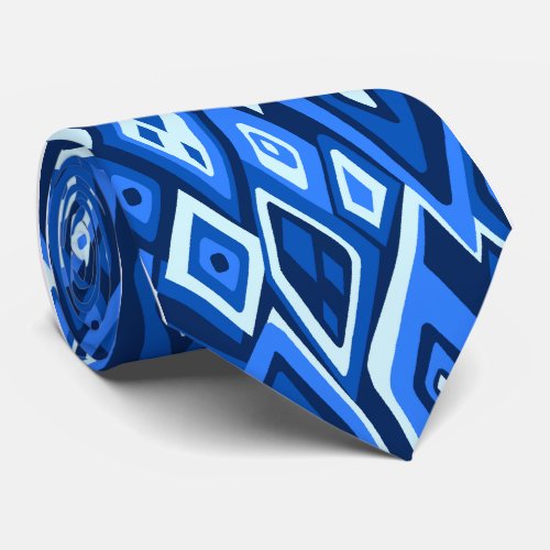 Far Out Retro Abstract Single_side Printed Tie