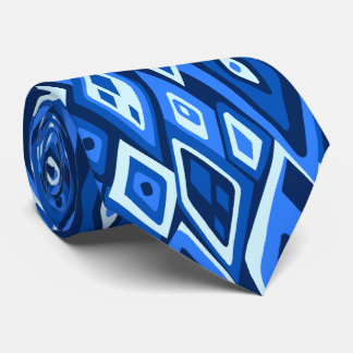 Far Out Retro Abstract Two-side Printed Tie