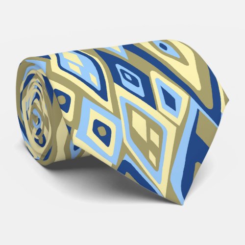 Far Out Retro Abstract Two_sided Tie