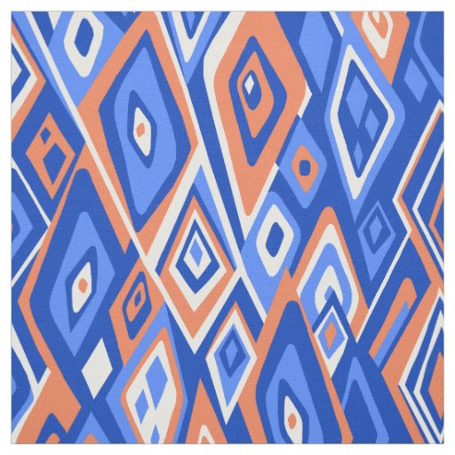 Far Out Retro Psychedelic Abstract Fabric