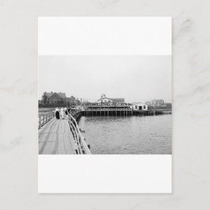 Far Rockaway From the Inlet, 1904 Postcard