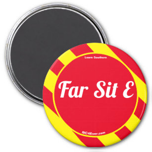 Far Sit E Red/Yellow Magnet