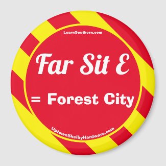 Far Sit E Red/Yellow Magnet