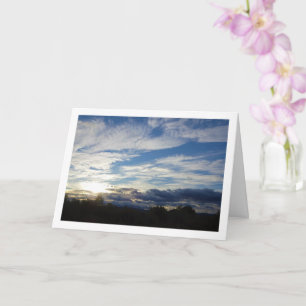 Far Sunset Sky Card