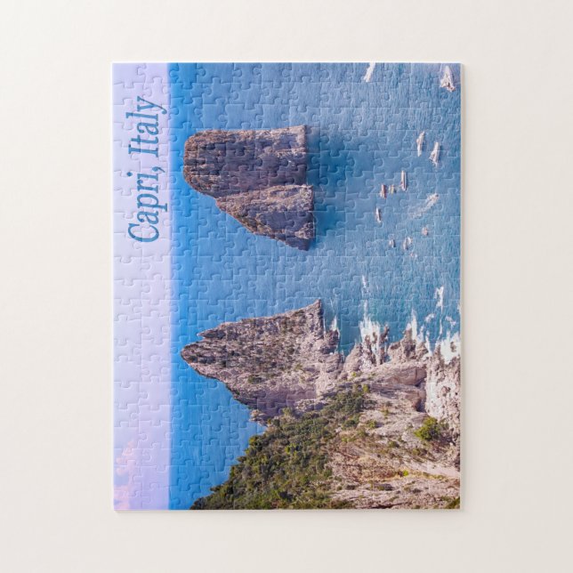 Faraglioni Rocks , Capri Italy Jigsaw Puzzle (Vertical)