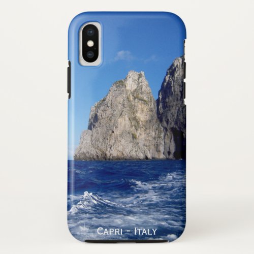 Faraglioni stacks _ Isle of Capri _ Italy iPhone X Case