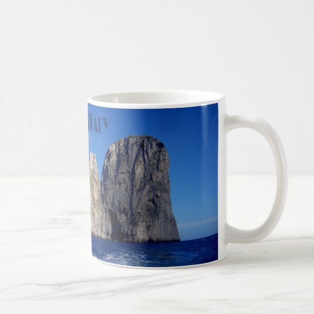 Faraglioni stacks, Isle of Capri - Naples - Italy Coffee Mug (Right)