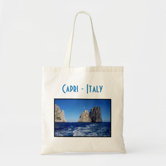 Faraglioni Stacks, Isle of Capri - Naples - Italy Tote Bag (Front)