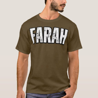 Farah Name Gift Birthday Holiday Anniversary T-Shirt