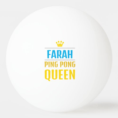 Farah Ping Pong Ball