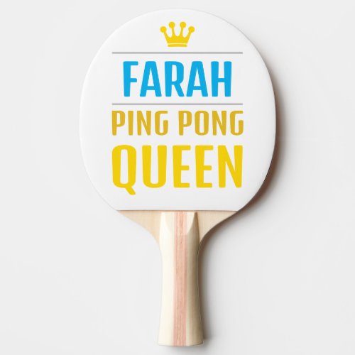 Farah Ping Pong Paddle