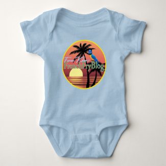 Faran's French Fries for Babies Tropical Baby Bodysuit