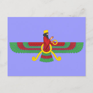 Faravahar Symbol Postcard