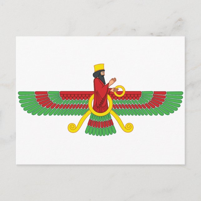 Faravahar Symbol Postcard (Front)