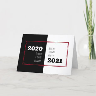 FAREWELL 2020 Looking Forward 2021 New Year Holiday Card