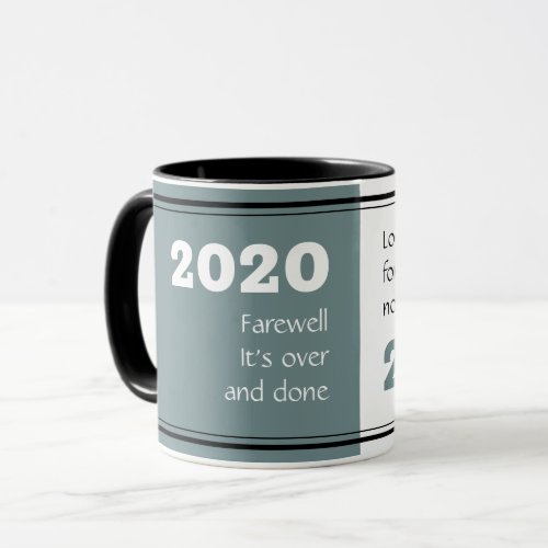 FAREWELL 2020  Looking Forward 2021  New Year Mug