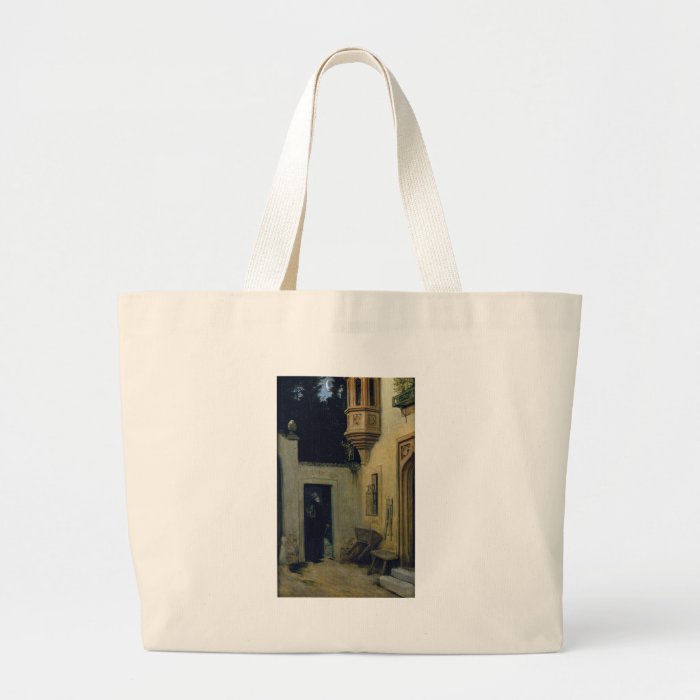 Farewell at Dawn 1859 by Moritz von Schwind Tote Bag