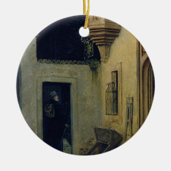 Farewell at Dawn 1859 by Moritz von Schwind Christmas Tree Ornaments