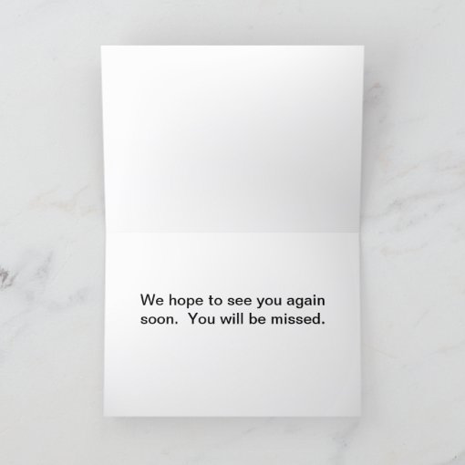 Farewell But Not Goodbye Sunset River Scene Card | Zazzle