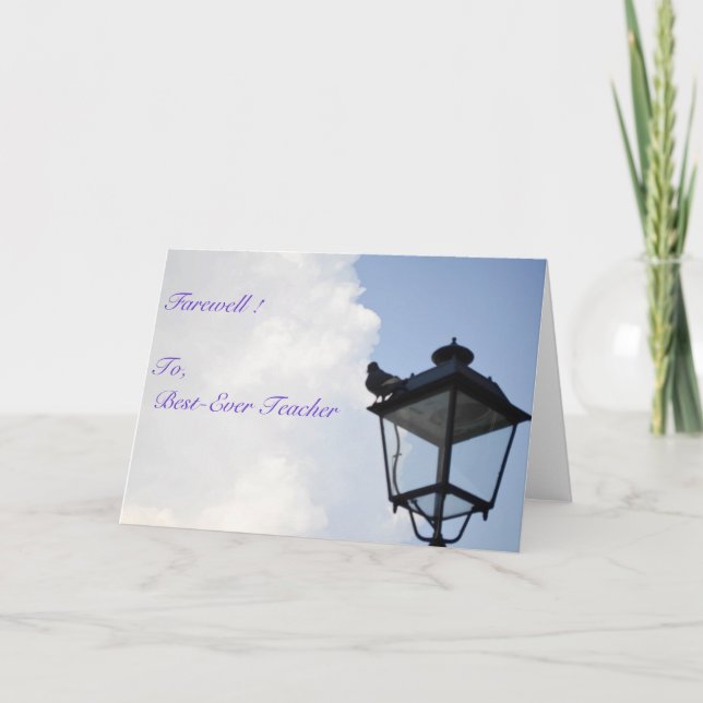 Farewell - Card ! (Front)